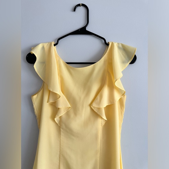 Top Secret, Light Yellow Dress. Size S or 34 - Picture 4 of 6
